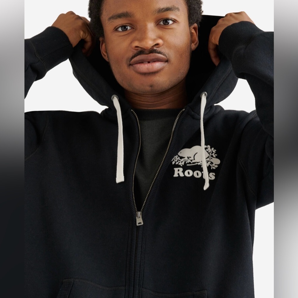 Roots Organic Original Full Zip Hoodie - Unisex - Picture 6 of 15
